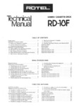 Rotel RD-18F • Manuel de service