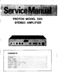 Proton 520 • Manuel de service