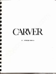 Carver C-1 Manuel de service