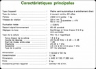 Continental Edison TD 9854 Caractéristiques