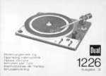 Dual 1226 Mode d'emploi