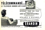 Grandin Téléviseur télécommandé Publicité 1958-60