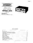 Superscope TDR-830 • Manuel de service