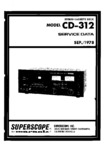 Superscope CD-312 • Manuel de service