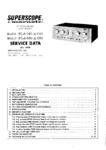 Superscope A-545, BLA-545, A-530 et BLA-530 • Manuel de service