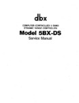 DBX 5 BX-DS Manuel d'utilisation et de service