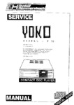 Yoko F 92 • Manuel de service