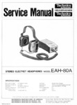 Technics EAH-80A • Manuel de service