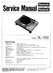 Panasonic SL-1100 Manuel de service