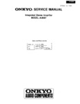 Onkyo A-8067 Manuel de service