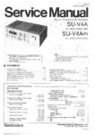 Technics SU-V4A • Schémas (5 pages)
