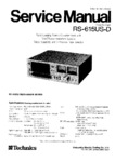 Technics RS-615 US-D • Manuel de service
