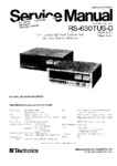 Technics RS-630 T US - D • Manuel de service