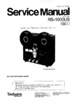 Technics RS-1500 US • Manuel de service