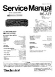 Technics RS-AZ7 • Manuel de service