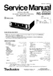 Technics RS-B66W Manuel de service