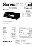 Technics RS-B105 • Manuel de service