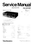 Technics RS-B465 Manuel de service