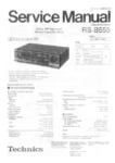 Technics RS-B555 Manuel de service