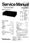 Technics RS-B905 Manuel de service