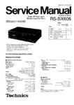 Technics RS-BX606 Manuel de service