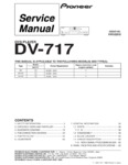 Pioneer DV-717 • Manuel de service