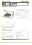 Pioneer PL-400 • Mode d'emploi