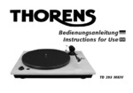 Thorens TD 295 MK 4 Mode d’emploi