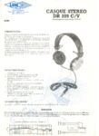 Elega DR 209 C / V • Extrait de catalogue