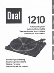 Dual 1210 Mode d'emploi (partie française du document)