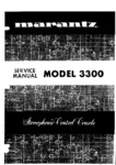 Marantz 3300 • Manuel de service