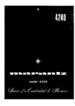 Marantz 4240 • Manuel de service