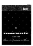 Marantz 4400 • Manuel de service