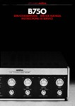 Revox B 750 MK I et II Manuel de service
