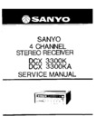 Sanyo DCX-3300 KA Manuel de service