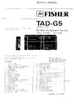 Fisher TAD-G5 • Manuel de service