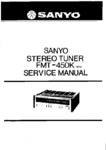Sanyo FMT-450 K Manuel de service