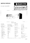 Sanyo JCX 2400 KU Manuel de service