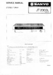 Sanyo JT 2003 L Manuel de service