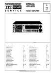 ITT Graetz HIFI 8051 • Manuel de service