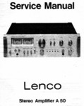 Lenco A 50 • Manuel de service