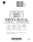 Aiwa  NSX-SZ4, NSX-SZ5, NSX-SZ7 Manuel de service