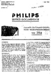 Philips 2514 Manuel de service avec suppléments (néerlandais)