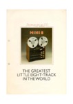 Brenell Mini 8 • Brochure publicitaire 1979