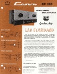 Crown - Amcron DC 300 • Brochure 1968