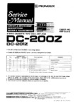 Pioneer DC-200Z et DC-201Z • Manuel de service