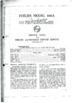 Philips 666 A Manuel de service