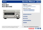 Denon RCD-M41DAB • Manuel de service