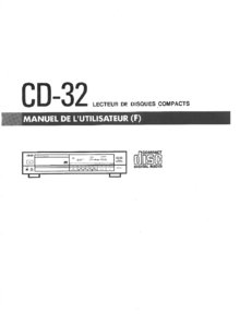 Akai CD-32 • Mode d’emploi