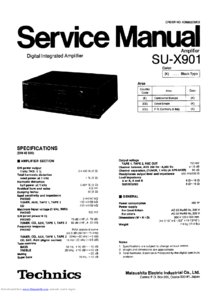 Technics SU-X901 • Manuel de service
